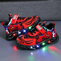 disney childrens sports shoes 4 10 years old boys trendy shoes 2021 spring and autumn new female baby spiderman casual shoes
