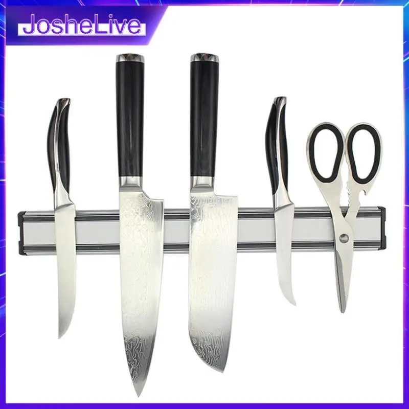 

Магнитный держатель для ножей, подставка 14 дюймов для кухонных ножей, настенное крепление, алюминиевый блок, держатель для хранения, стойка для шеф-повара, Полоска, посуда