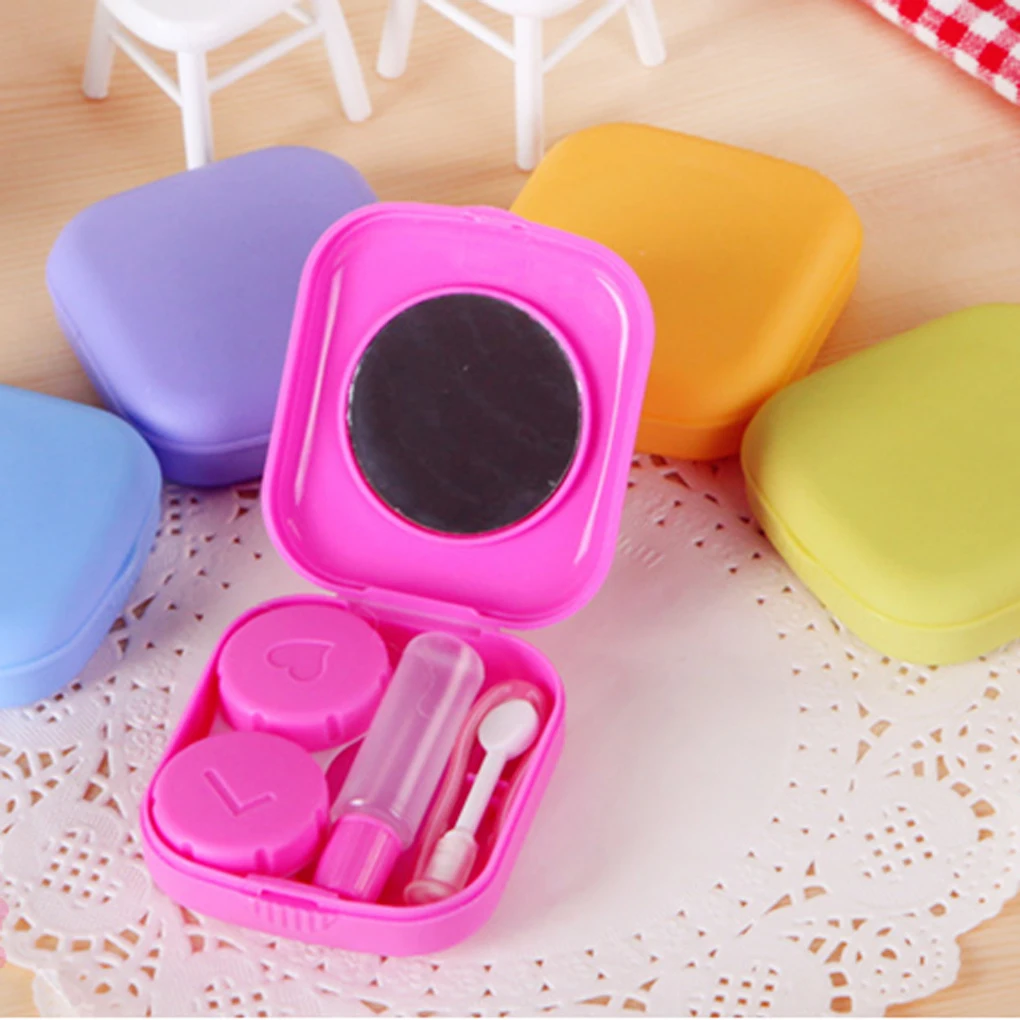 

Портативный комплект контактных линз чехол для объектива