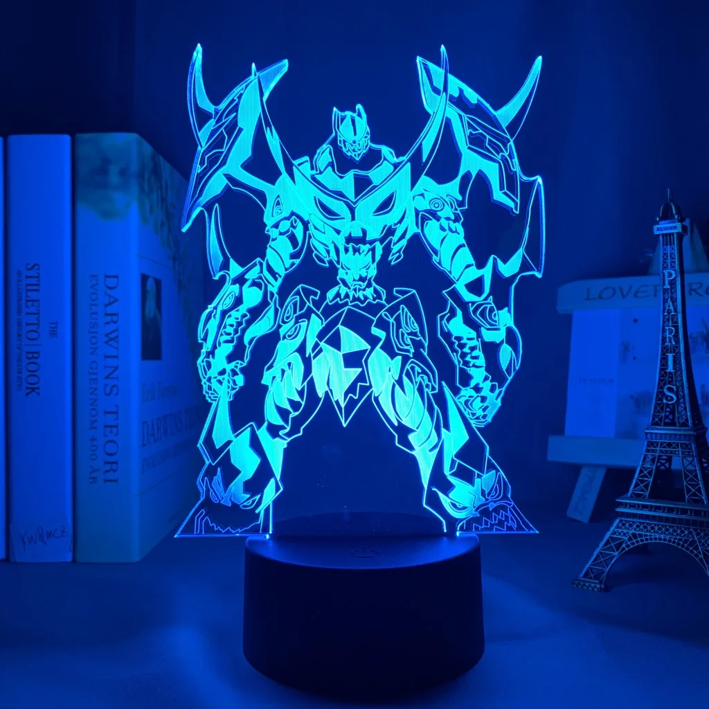 

Светодиодный ночсветильник в виде робота Gurren Lagann, ночник для спальни, Декор, подарок на день рождения, светильник ПА для Tengen Toppa, гаджет Gurren Lagann