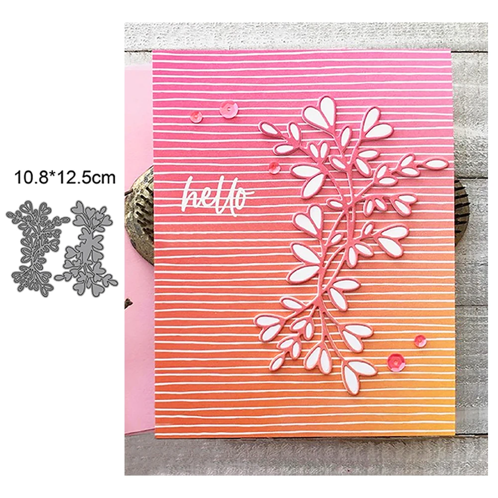

Flower Leaves Set New Arrival 2022 Metal Cutting Dies Scrapbook Embossing Paper Craft Knife Mould Blade Punch Stencils Dies