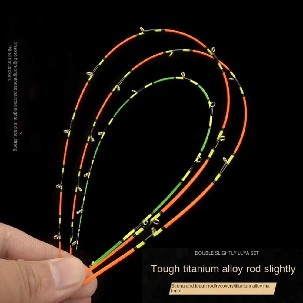 Наполутитановая удочка из стекловолокна/углерода выдвижная зимняя спиннинговая