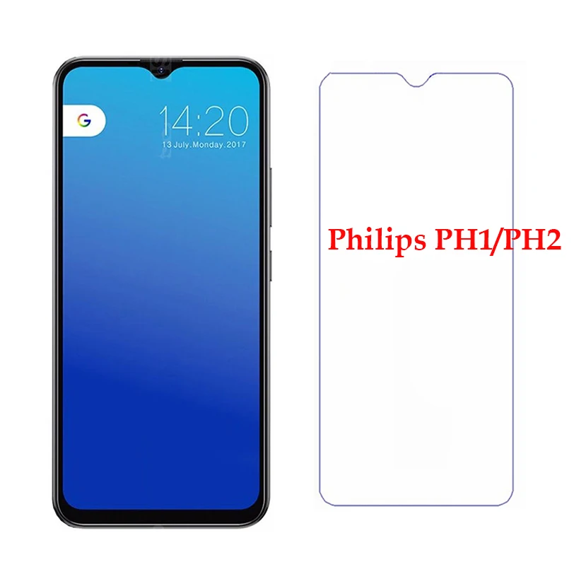

2.5D Screen Protector For Philips PH1 PH2 Tempered Glass For PHILIPS PH1 PH2 HD Anti Blue Matte Frosted Glass Anti Fingerprint