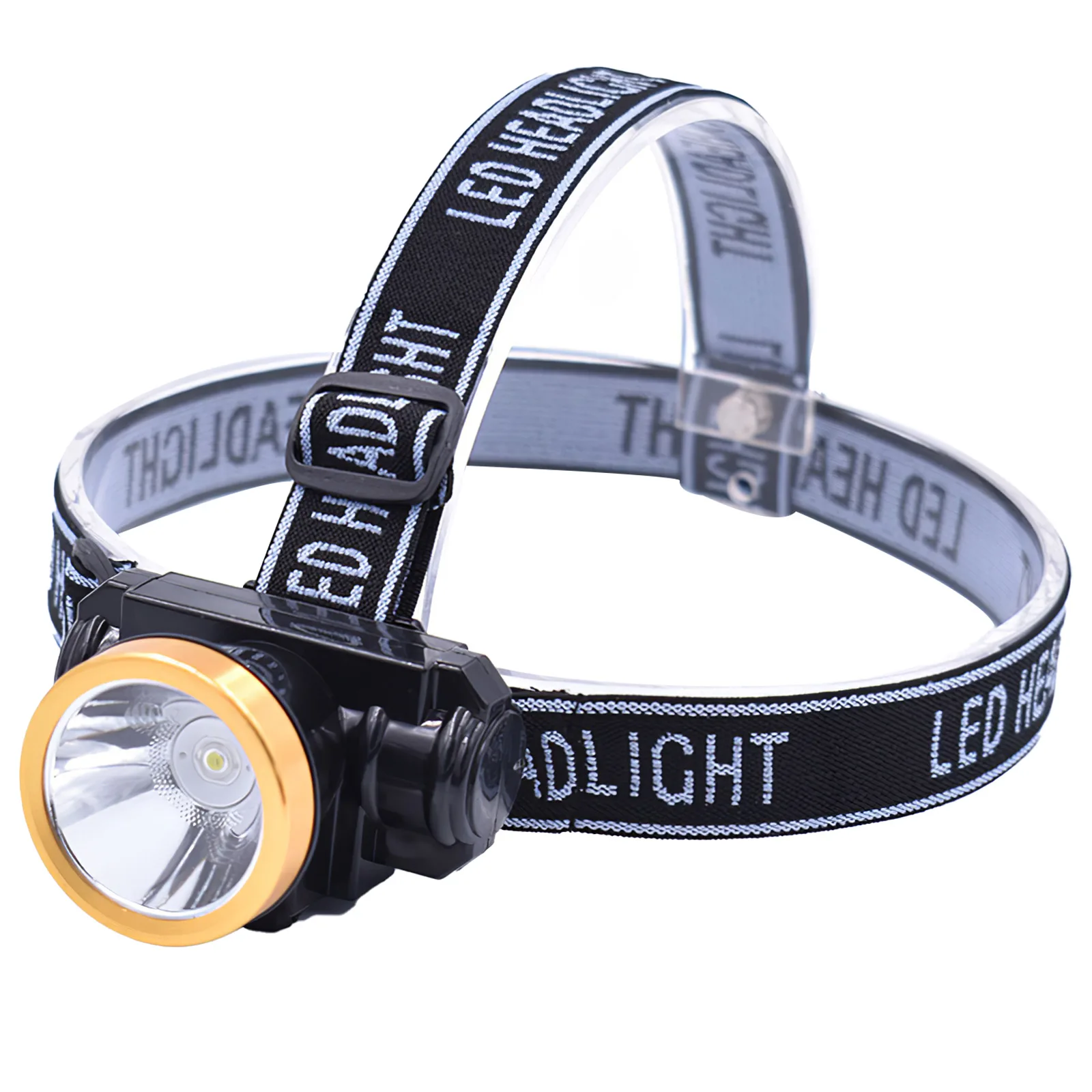 

Induction LED Headlight Highlight Head Type Flashlight LED Headlight with Adjustable Bandage Two Light Modes for Camping Hiking