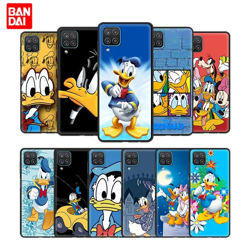 

Phone Case for Samsung Galaxy A12 A52 A32 A72 A22 A02 A21 A51 A21s A02s 4G 5G Shell Bag Soft Luxury Funda Disney Donald Duck