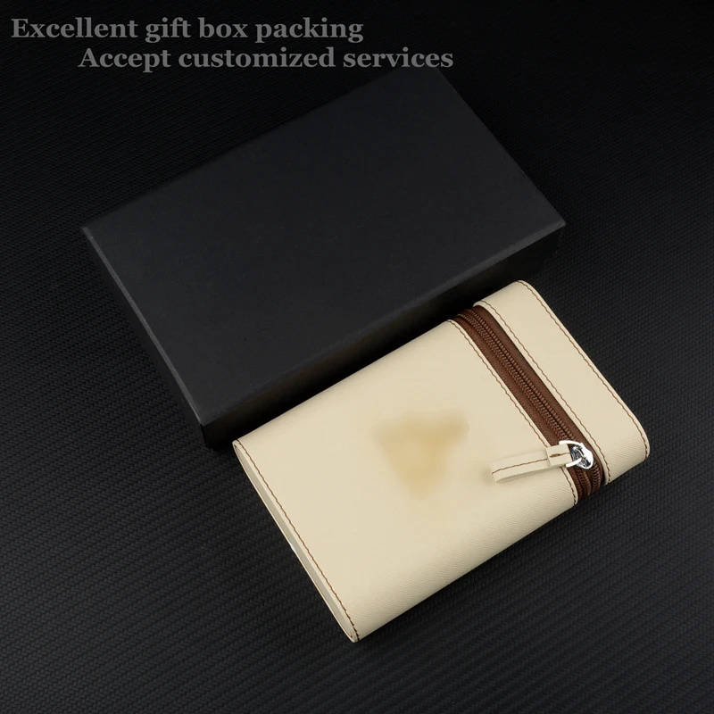 Белый мини-хьюмидор для сигар кожаный чехол 60-кольцевой держатель трубка табака