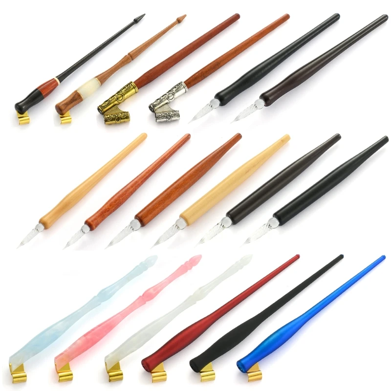 Изысканная стеклянная ручка ручной работы из стекла с фирменным стеклом и