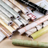 pvc self adhesive modern waterproof marble wallpaper diy contact paper wall stickers bathroom kitchen cabinets home sticky decor