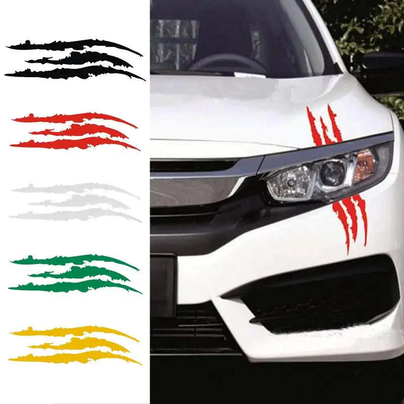 

Автомобильная наклейка светоотражающая Monstars Claw полоска от царапин Mark наклейка для фар авто внешняя водонепроницаемая Виниловая наклейка для автомобильного аксессуара