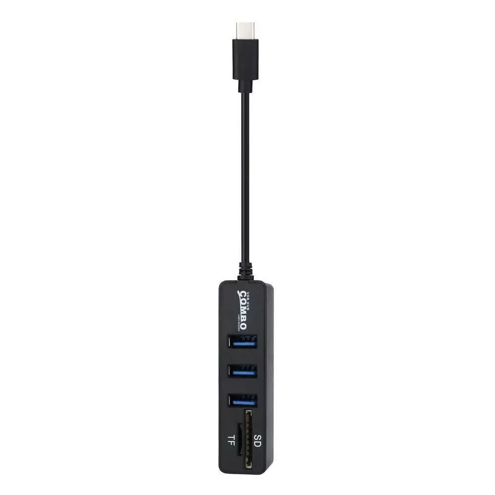 5-в-1 Разветвитель USB 2 0 Type-C с поддержкой OTG 3 порта |