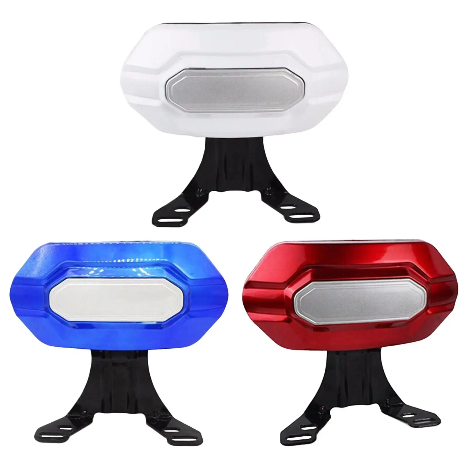

Universal Motorbike Drivers Backrest Durable Back Rest Pad Passenger Seat Cushion Motorcycle Sissy Bar Accessories 230x205mm