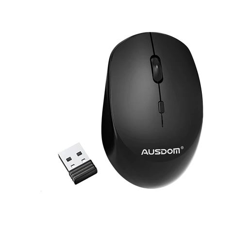 Беспроводная настольная мышь AUSDOM FLEX1 2,4G с плавной низкой задержкой и бесшумным кликом
