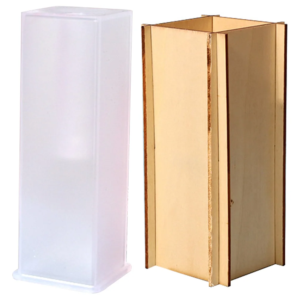 

Molds Vase Flower Pot Resin Mold Silicone Holder Epoxy Diy Brush Casting Cup Pen Flowerpotcuboidcontainer Making Organizer