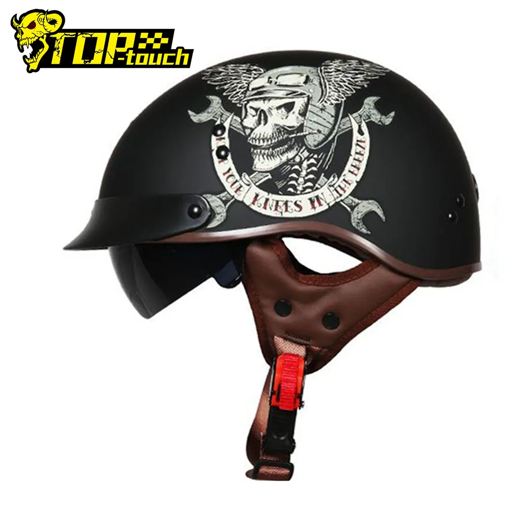 

Riding Protection Motorcycle Helmet Casque Moto Helmet For Motorcycle Capacetes Cascos Para Moto Vintage Retro Half Hlemet