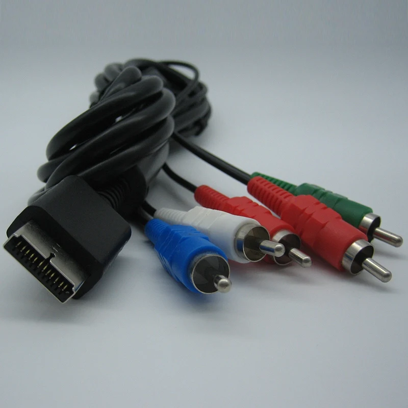 Ypbpr для PS2/PS3/PS3 Slim HDTV-готовый ТВ HD-компонентный AV-кабель 5-проводной 6 футов черный