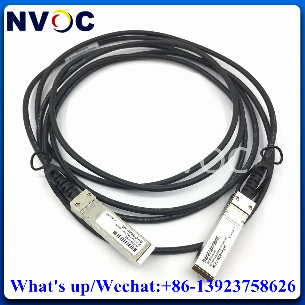 2 шт. 10 Гб SFP + DAC кабель 1 м 10GBASE-CU, пассивное прямое подключение, медный Twinax 3 м, 5 м, поддержка коммутатора Mikrotik/Cisco 2 шт. 10 Гб SFP + DAC кабель 1 м 10GBASE-CU, пассивное прямое подключение, медный Twinax 3 м, 5 м, поддержка коммутатора Mikrotik/Cisco