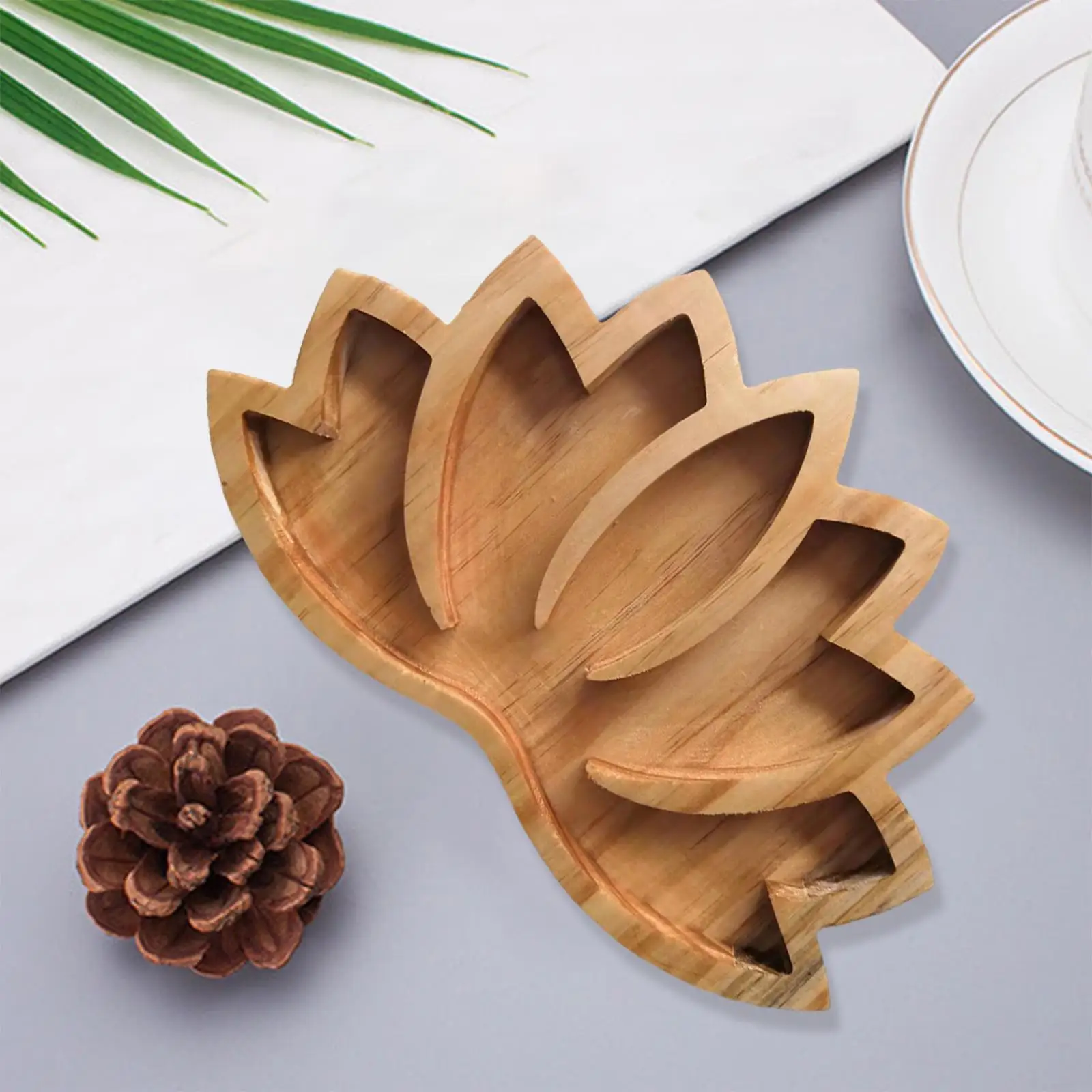 

Lotus хрустальный поднос Ювелирная тарелка полка для духов драгоценные камни