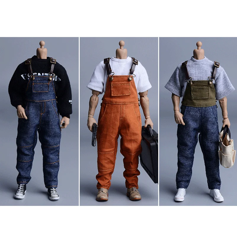 

Мужские однотонные брюки, модель на 6 дюймов