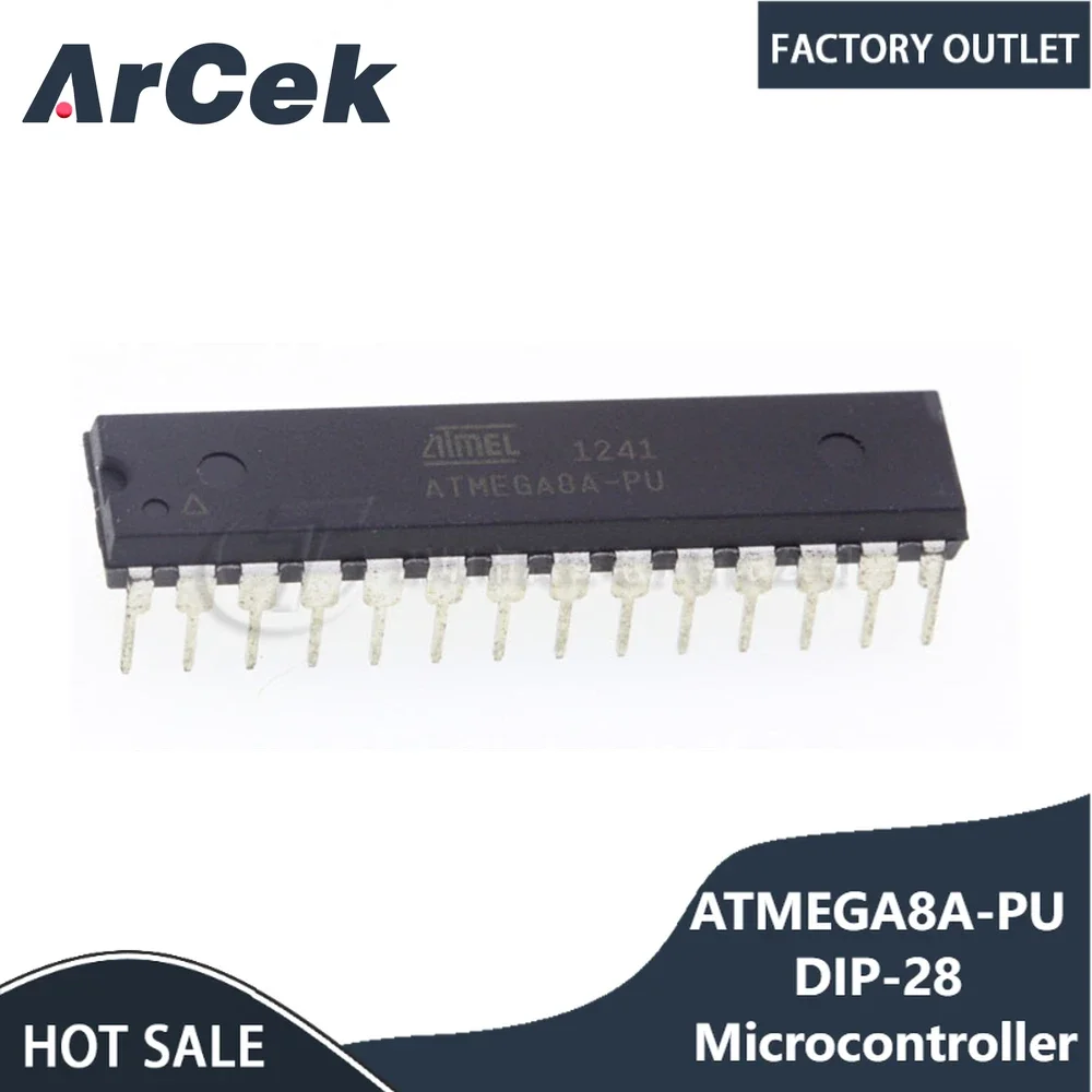 1 шт. ATMEGA8A-PU DIP-28 микроконтроллер MCU AVR новинка хорошее качество