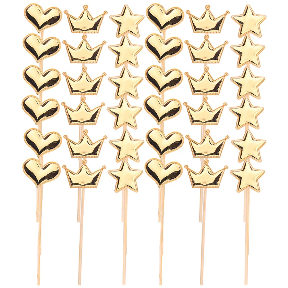 

Toppers Cake Cupcake Picks Party Wedding Topper Decorative Day Valentines Fruit Dessert Valentine S Favors Holiday Cupcakes