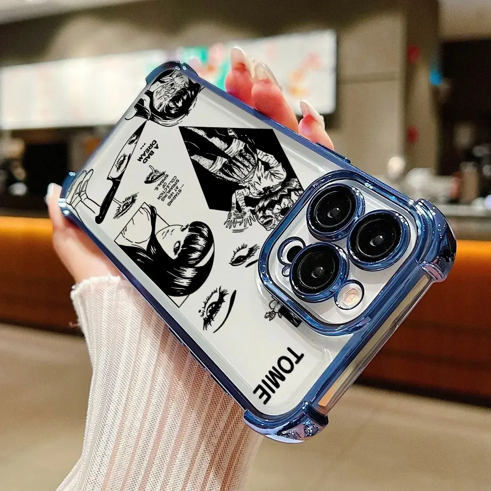 Фото Чехол Junji Ito T-Tomies Manga для Xiaomi 17T Pro 15T 14T 15 14 Poco F5 F7 F8 Ultra M7 M8 X5 X6 X7 X8 Pro Max 5G, противоударный чехол №4