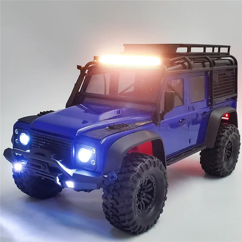 Модель автомобиля Traxxas 1/18 TRX4M Land Rover Defender нейлоновая крыша