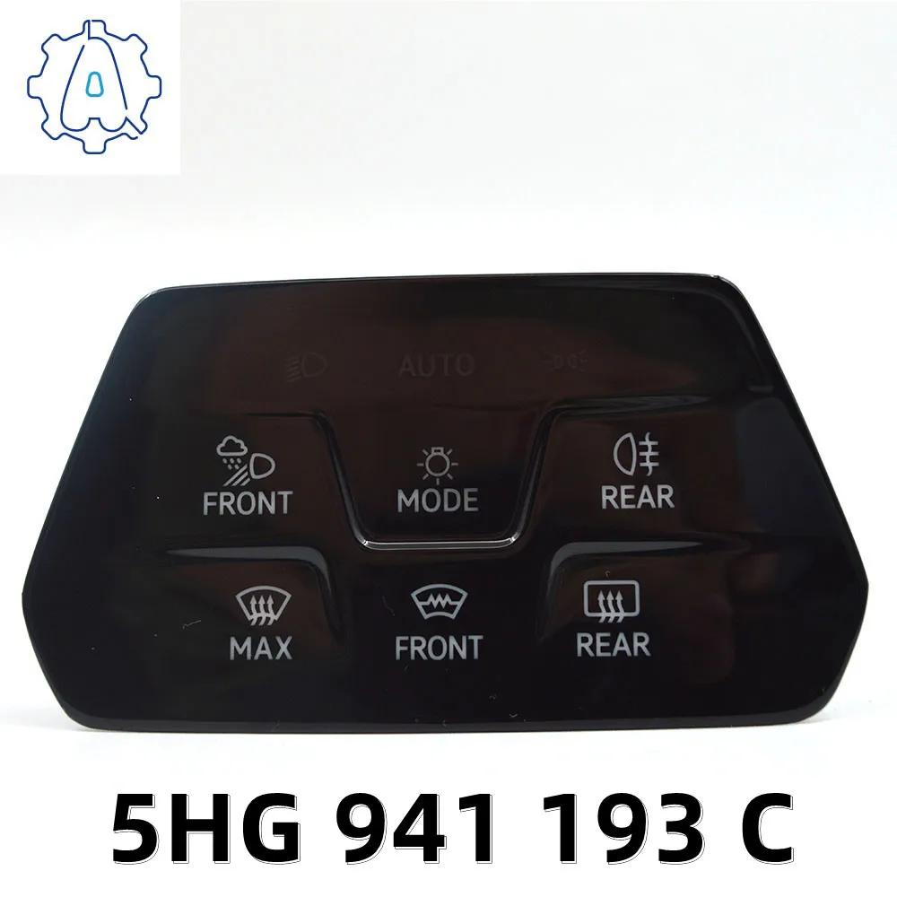 Многофункциональный кнопочный автоматический контроллер освещения для фар VW Golf8 MK8 5HG941193C 5HG 941 193 C
