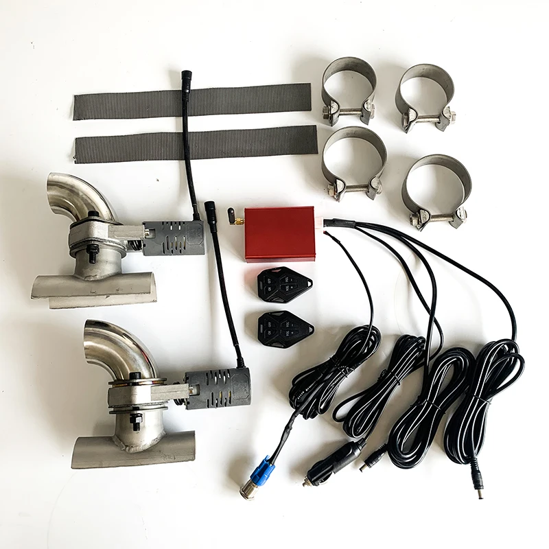 

Exhaust Valve Two Cut Out Electric Dual Control System Remote Control Key Switch Waterproof