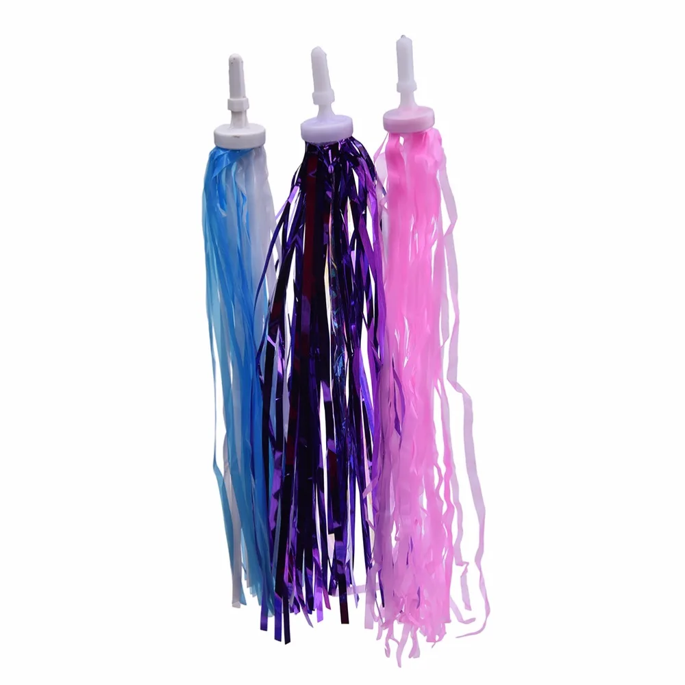 

Hot Sale 1pair Tassels Colorful Bicycle Bike Cycling Tricycle Kids Girls Handlebar Streamers