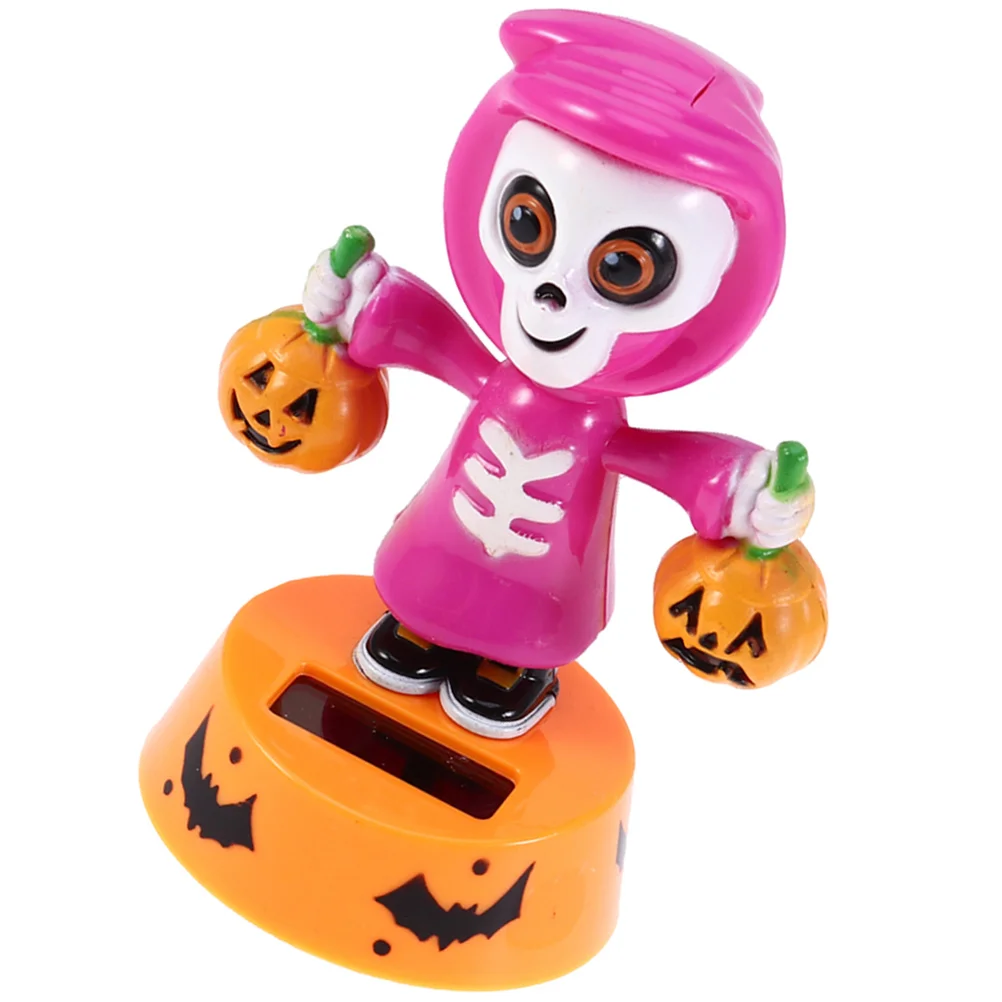 

Solar Dancing Ghost Decor Figurine Halloween Home Car Bedroom Ornament Shaking Head