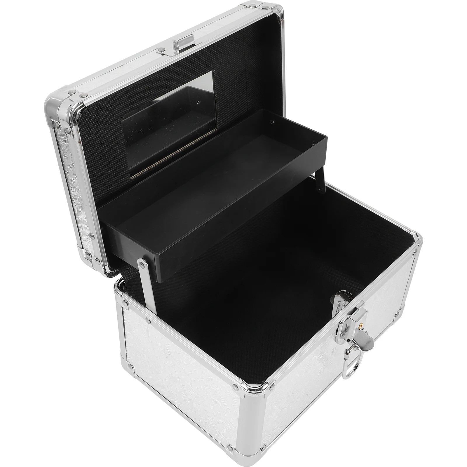 

Mahjong Box Makeup Case Organizer Large Capacity Carrying Storage Holder Aluminum Alloy Tools Tank Aluminium Household Parts