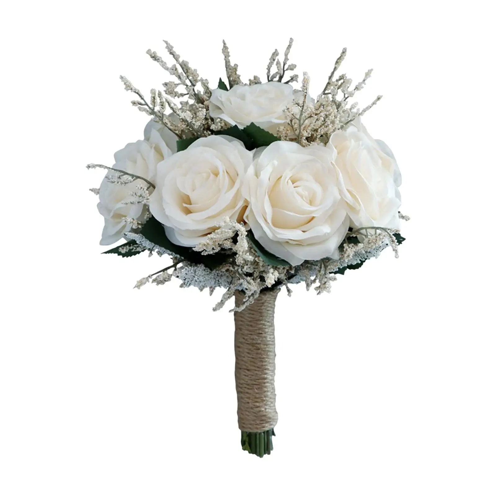 

Artificial Wedding Bride Bouquets Arrangement Bridal Holding Wedding Bouquet for Wedding Ceremony Anniversary Decoration