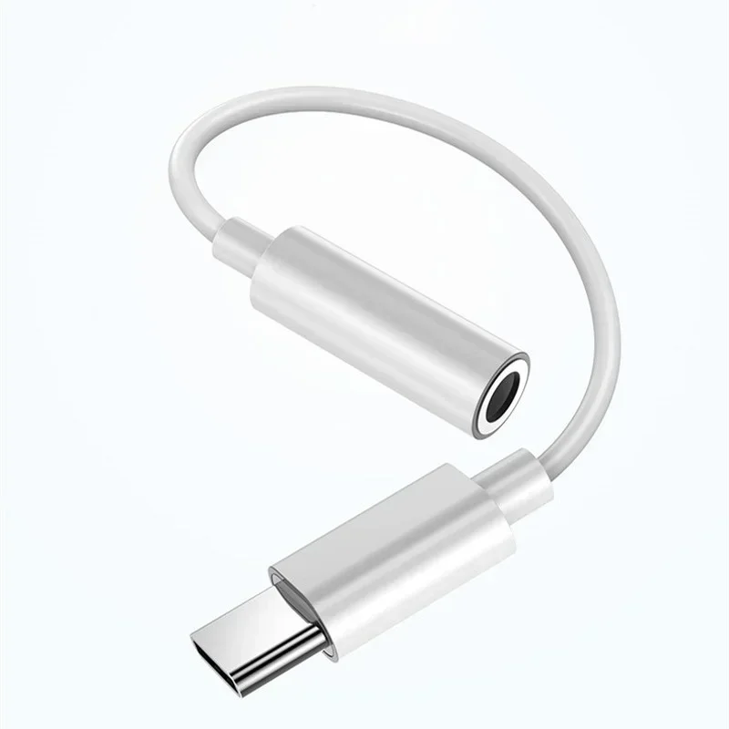 Адаптер для наушников с разъемом USB Type-C на 3 5 адаптер конвертер аудиокабеля мм IPhone