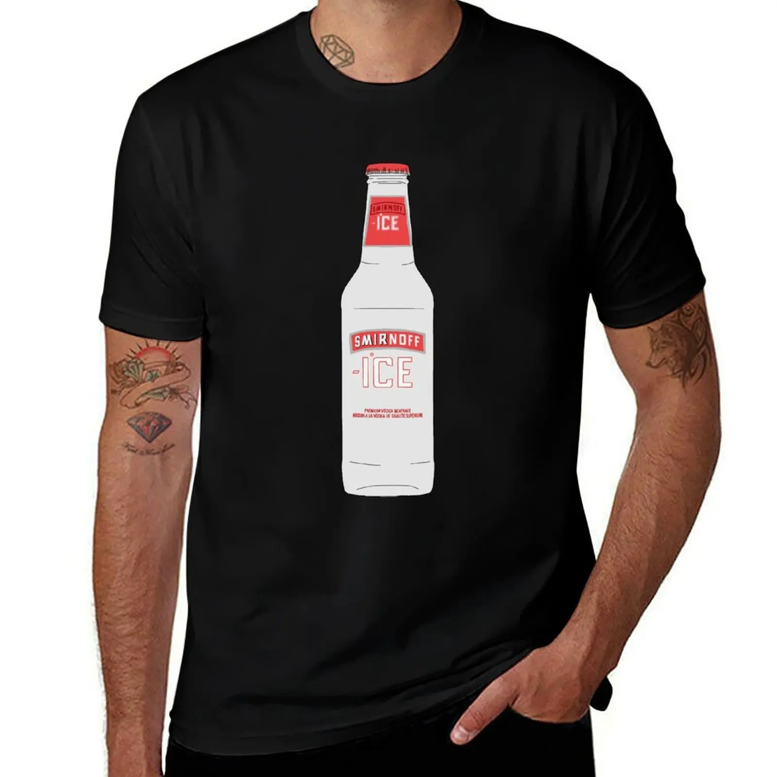 Фото Футболка Smirnoff Ice с летним принтом и коротким рукавом №1