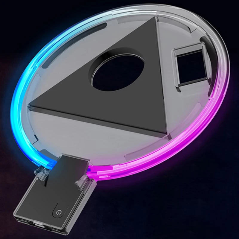 

Game Console Vertical Stand Base Holder RGB Light Stand Controller USB Charger Dock Station for PS5 Hose Games Console