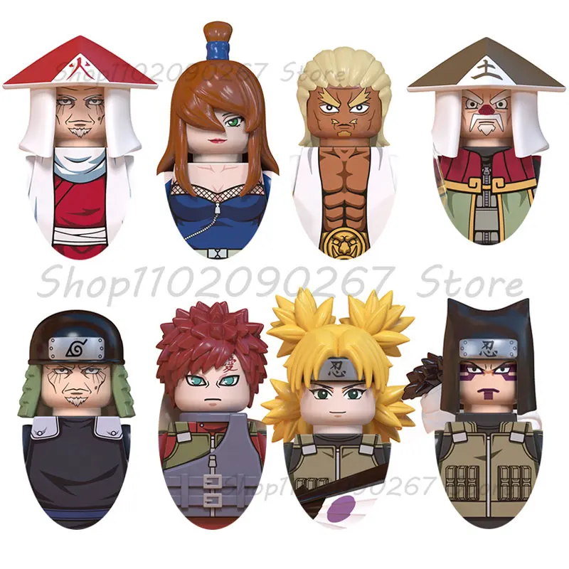 

WM6111 конструктор Наруто Gaara Kankuro teмари кирпичи мини Экшн-фигурки в сборе Обучающие игрушки для детей подарки на день рождения