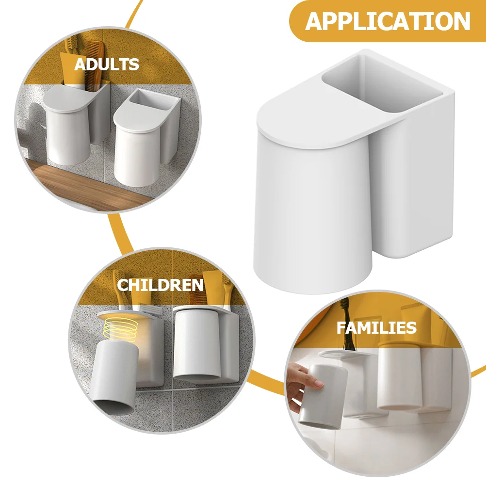 Настенный держатель для зубных щеток магнитные органайзеры ванной комнаты