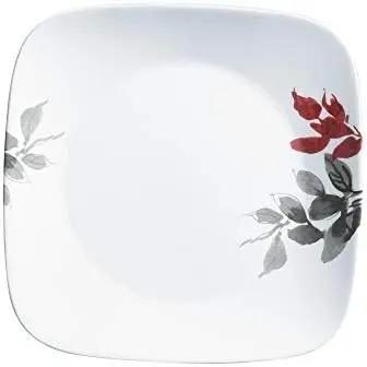 

Square Dinner Plate Kyoto Leaves 10.5in (26.7cm) 6 Pack