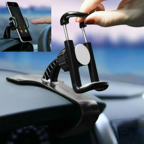 

Universal Mobile Phone Holder Clip On Dashboard in Car Mount Stand Cradle