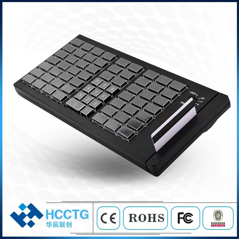 66keys Programmable POS Keyboard with USB or PS2 interface KB66