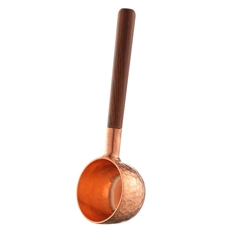 

New Copper Coffee Scoop Measure Scoop Coffee Scoop,Measuring Spoon For Ground Coffee, Espresso,Coffee Beans