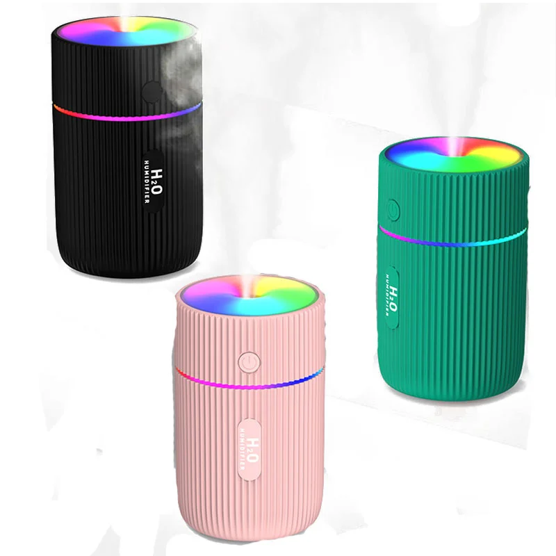 

Humidifier Portable USB Ultrasonic Colorful Cup Aroma Diffuser Cool Mist Maker Air Humidifier Purifier With Light For Car Home