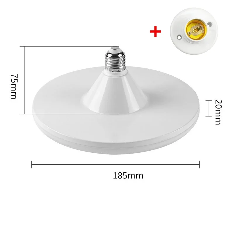 

E27 держатель светодиодной лампы AC220V 20/30/40/60/100 Вт белая энергосберегающая лампа в форме НЛО большой свет лампа для дома гостиная спальня