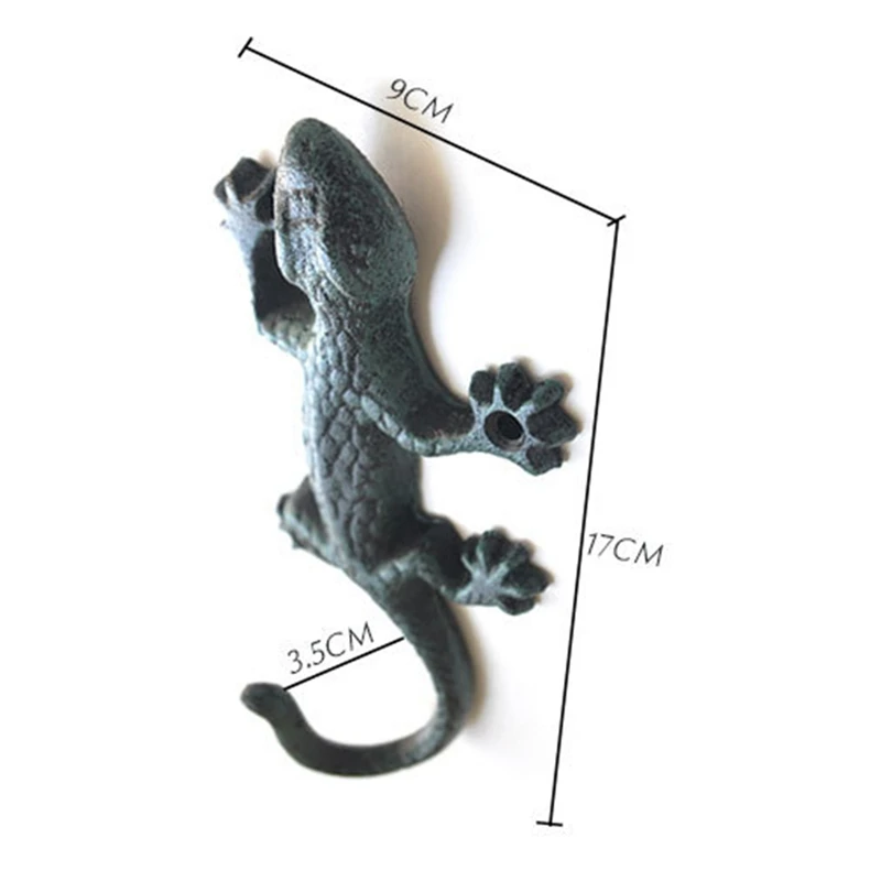 2 шт. аксессуары чугунная вешалка для ящериц крючки полотенец пальто шляпа
