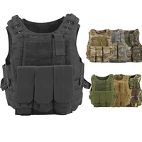 tactical amphibious molle plate carry vest men military airsoft paintball shooting body armor hunting vest