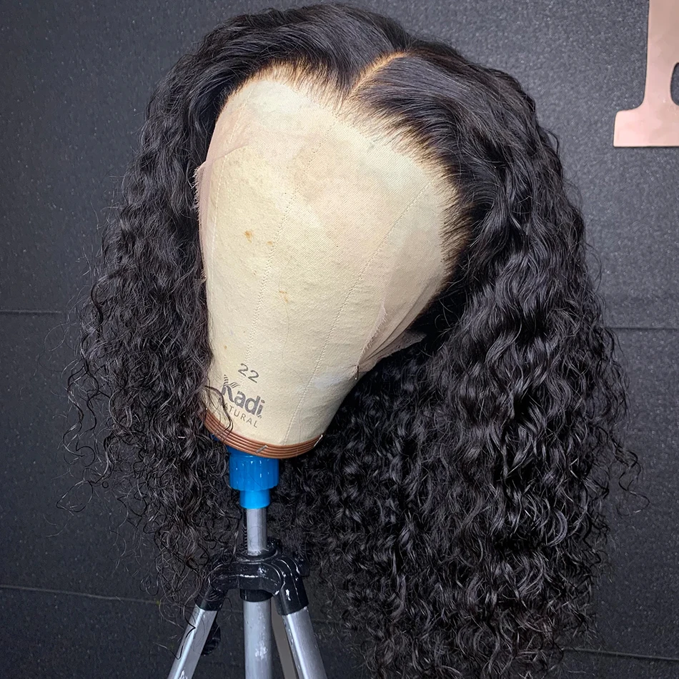 

26Inch 180%Density Long Kinky Curly Synthetic Lace Front Wig For Women With Baby Hair Heat Resistant Fiber Hair Daily Wig