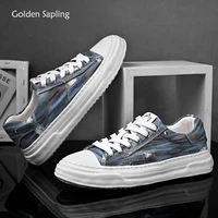 golden sapling canvas shoes men classics skateboarding flats leisure mens casual shoes retro designer skateboard flat for male