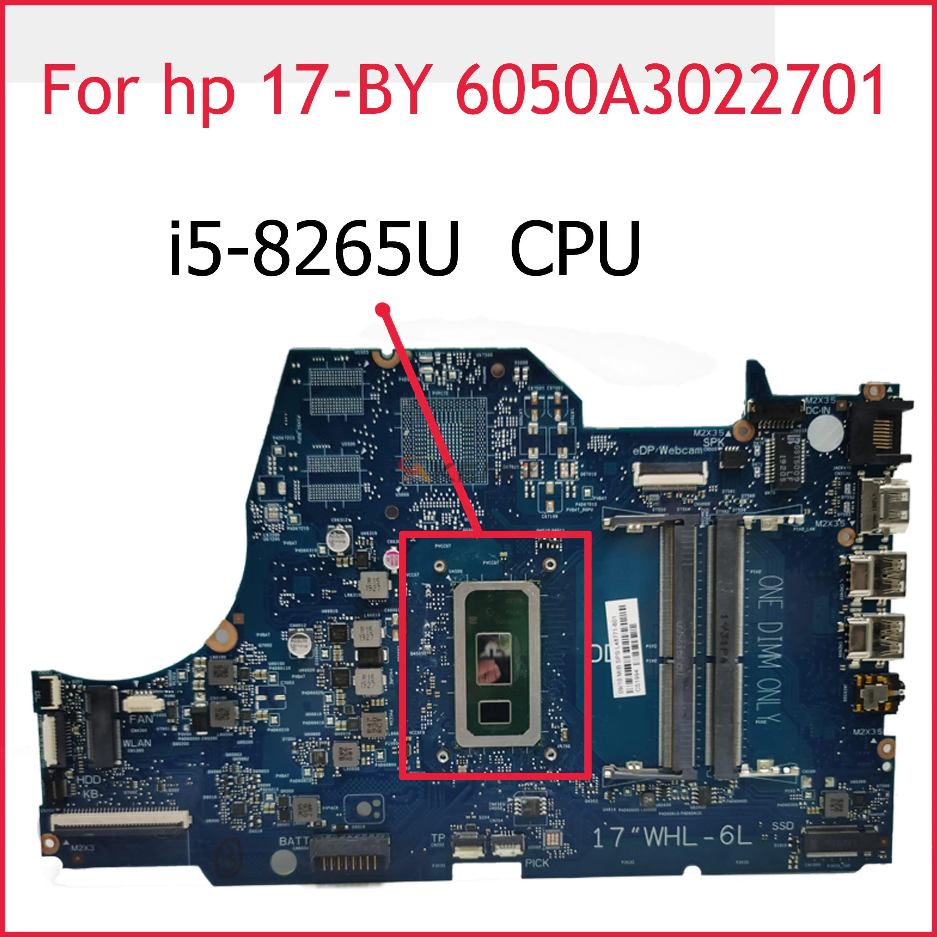 

Akemy 100% работает с ноутбуком HP 17-BY материнская плата L32627-601 с процессором 6050A3022701-MB-A01 протестирована ОК