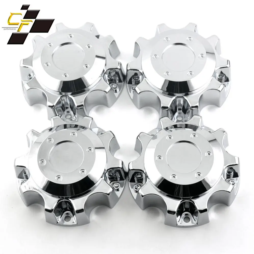 

4 pcs Wheel Center Cap For Sequoia 1500 Gloss Silver 113mm Hub Caps Chrome Base Holder Car Accessories