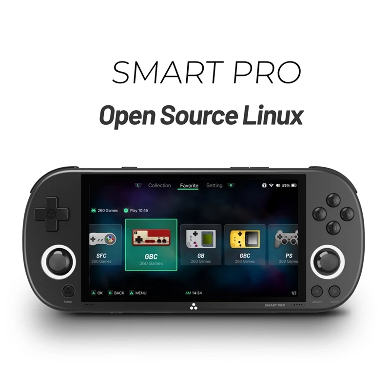 Игровая консоль Trimui Smart Pro 256 ГБ 13000 игр Linux ретро игровая поддерживает несколько